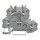 Wago 2000-2203 Doppelstockklemme L/N 1 mm² grau