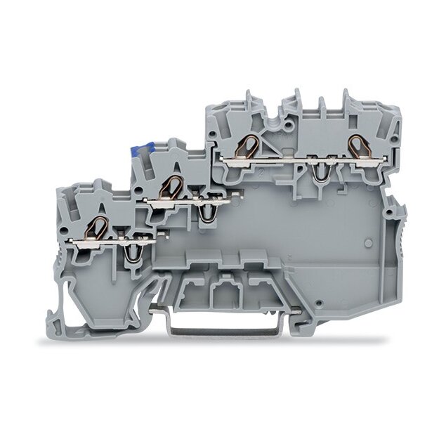 Wago 2000-5310/102-000 3-Leiter-Aktorenklemme für PNP-(plus-)schaltende Aktoren 1 mm² grau