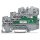 Wago 2000-5310/1101-951 3-Leiter-Aktorenklemme LED gelb für NPN-(minus-)schaltende Aktoren 1 mm² grau