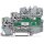 Wago 2000-5317/1101-951 3-Leiter-Aktorenklemme LED gelb für NPN-(minus-)schaltende Aktoren mit PE-Anschluss 1 mm² grau