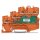 Wago 2000-5372/1102-953 3-Leiter-Initiatoreneinspeiseklemme LED grün 1 mm² orange