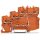 Wago 2000-5377/102-000 3-Leiter-Aktoreneinspeiseklemme für PNP-(plus-)schaltende Aktoren mit PE-Anschluss 1 mm² orange