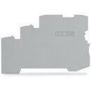 Wago 2000-5391 Abschluss- und Zwischenplatte 1 mm dick grau