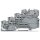 Wago 2000-5410 4-Leiter-Initiatorenklemme für PNP (plus)-schaltende Initiatoren 1 mm² grau