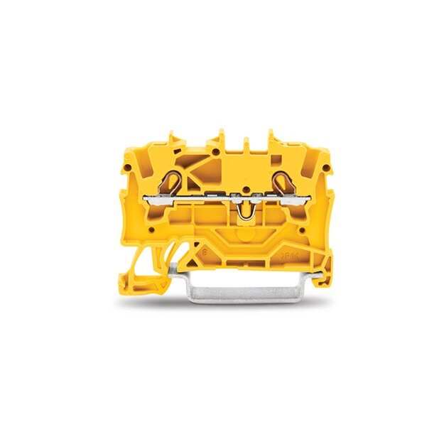 Wago 2001-1206 2-Leiter-Durchgangsklemme 1,5 mm² gelb