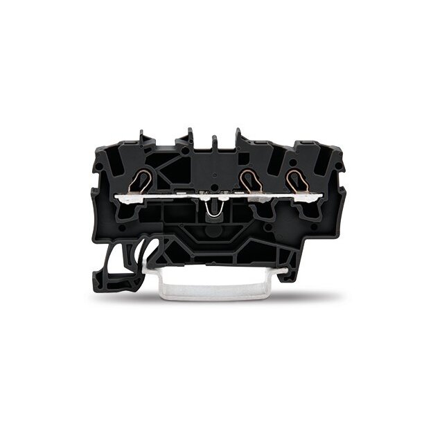 Wago 2001-1305 3-Leiter-Durchgangsklemme 1,5 mm² schwarz