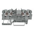 Wago 2001-1401 4-Leiter-Durchgangsklemme 1,5 mm² grau