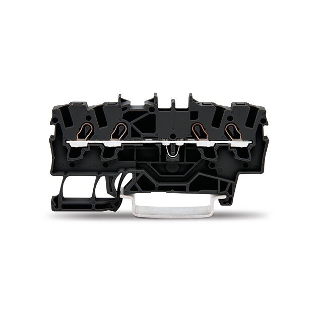 Wago 2001-1405 4-Leiter-Durchgangsklemme 1,5 mm² schwarz