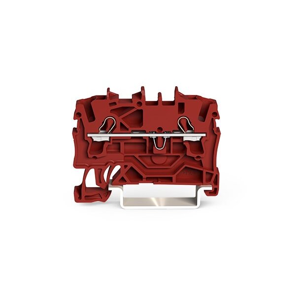 Wago 2002-1203 2-Leiter-Durchgangsklemme 2,5 mm² rot