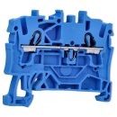 Wago 2002-1204 2-Leiter-Durchgangsklemme 2,5 mm² blau