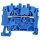 Wago 2002-1204 2-Leiter-Durchgangsklemme 2,5 mm² blau