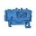 Wago 2002-1304 3-Leiter-Durchgangsklemme 2,5 mm² blau