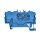 Wago 2002-1304 3-Leiter-Durchgangsklemme 2,5 mm² blau