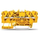 Wago 2002-1406 4-Leiter-Durchgangsklemme 2,5 mm² gelb