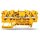 Wago 2002-1406 4-Leiter-Durchgangsklemme 2,5 mm² gelb