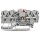 Wago 2002-1421/1000-413 Bauelementklemme 4 Leiter LED rot 2,5 mm² grau