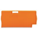 Wago 2002-1494 Trennwand 2 mm dick überstehend orange