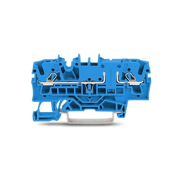 Wago 2002-1604 2-Leiter-Durchgangsklemme 2,5 mm² blau