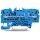 Wago 2002-1604 2-Leiter-Durchgangsklemme 2,5 mm² blau