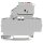 Wago 2002-1611/1000-541 2-Leiter-Sicherungsklemme mit schwenkbarem Sicherungshalter für G-Sicherungseinsatz 5 x 20 mm 12 - 30 V 2,5 mm² grau