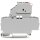 Wago 2002-1611/1000-867 2-Leiter-Sicherungsklemme mit schwenkbarem Sicherungshalter für G-Sicherungseinsatz 5 x 20 mm 120 V 2,5 mm² grau