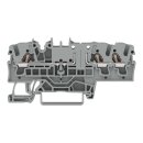 Wago 2002-1761 3-Leiter-Basisklemme 2,5 mm² grau