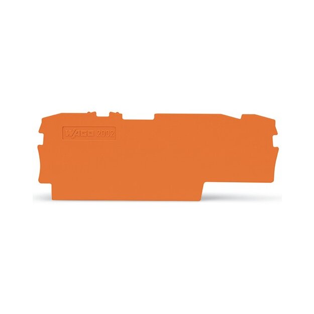 Wago 2002-1792 Abschluss- und Zwischenplatte 1 mm dick orange