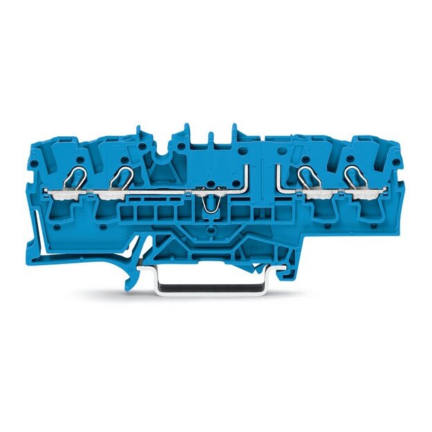 Wago 2002-1804 4-Leiter-Durchgangsklemme 2,5 mm² blau