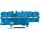 Wago 2002-1804 4-Leiter-Durchgangsklemme 2,5 mm² blau