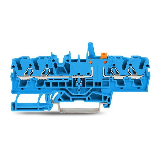 Wago 2002-1874/401-000 4-Leiter-Trenn- und Messklemme 2,5 mm² blau