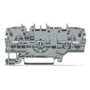 Wago 2002-1961 2-Leiter-Basisklemme 2,5 mm² grau