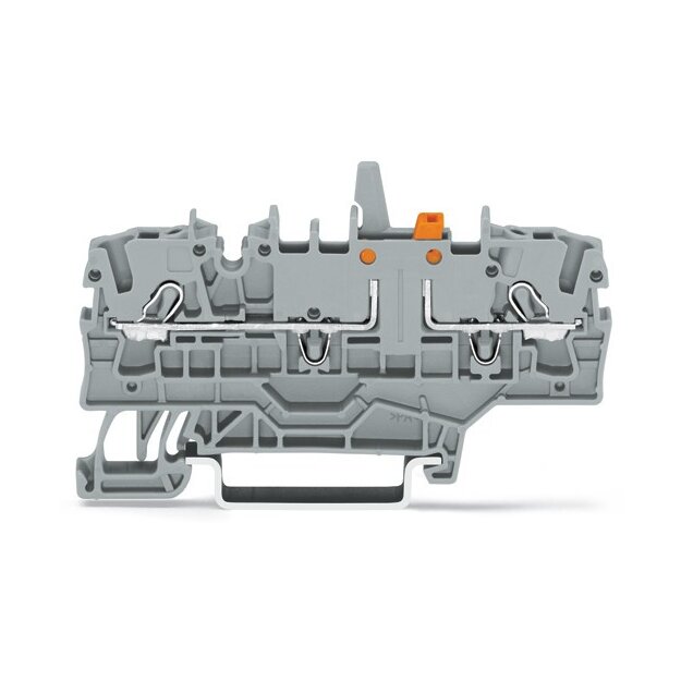 Wago 2002-1972/401-000 2-Leiter-Trenn- und Messklemme 2,5 mm² orange