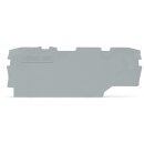 Wago 2002-1991 Abschluss- und Zwischenplatte 1 mm dick grau