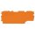 Wago 2002-1992 Abschluss- und Zwischenplatte 1 mm dick orange