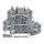 Wago 2002-2201 Doppelstockklemme L/L 2,5 mm² grau