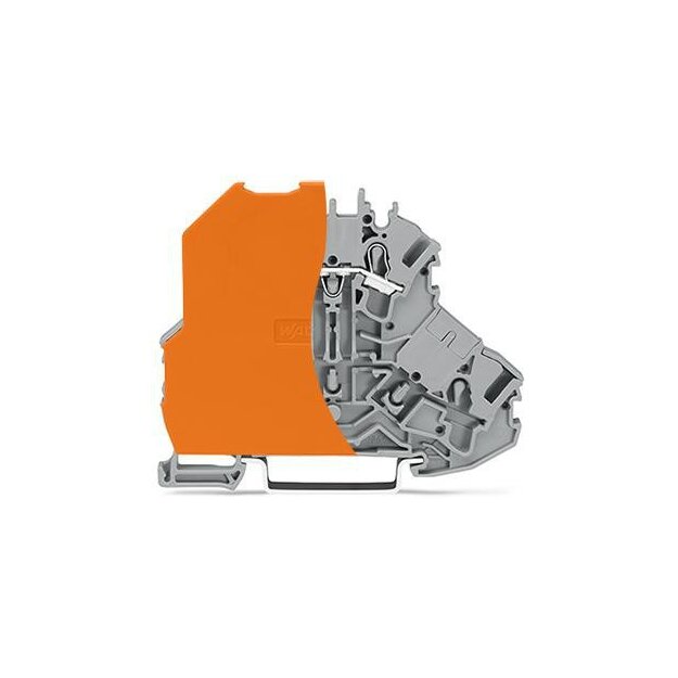 Wago 2002-2201/098-000 Doppelstockklemme L 2,5 mm² grau