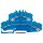 Wago 2002-2404 4-Leiter-Doppelstockklemme N/N 2,5 mm² blau