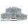 Wago 2002-2417 4-Leiter-Doppelstockklemme PE/N 2,5 mm² grau