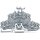 Wago 2002-2427 4-Leiter-Doppelstockklemme PE/L 2,5 mm² grau