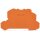 Wago 2002-2692 Abschluss- und Zwischenplatte 1 mm dick orange