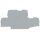 Wago 2002-2791 Abschlussplatte 0,8 mm dick grau