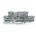 Wago 2002-2961 Doppelstock-Basisklemme L/L 2,5 mm² grau