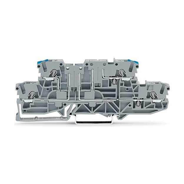 Wago 2002-2963 Doppelstock-Basisklemme L/N 2,5 mm² grau