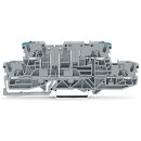 Wago 2002-2963 Doppelstock-Basisklemme L/N 2,5 mm² grau