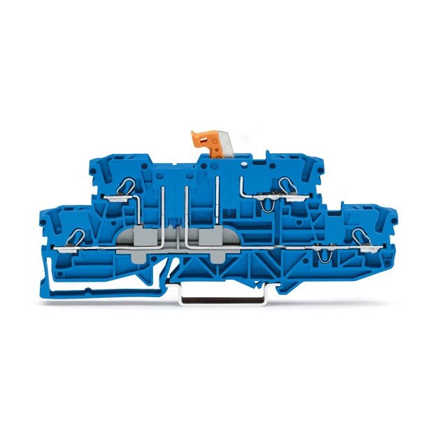 Wago 2002-2974 Doppelstock-Trennklemme N/N 2,5 mm² blau
