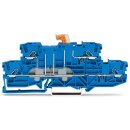 Wago 2002-2974 Doppelstock-Trennklemme N/N 2,5 mm² blau