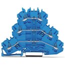 Wago 2002-3204 Dreistockklemme N/N/N 2,5 mm² blau