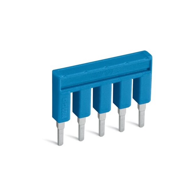 Wago 2002-407/000-006 Kammbrücker 7-fach Nennstrom 25 A blau