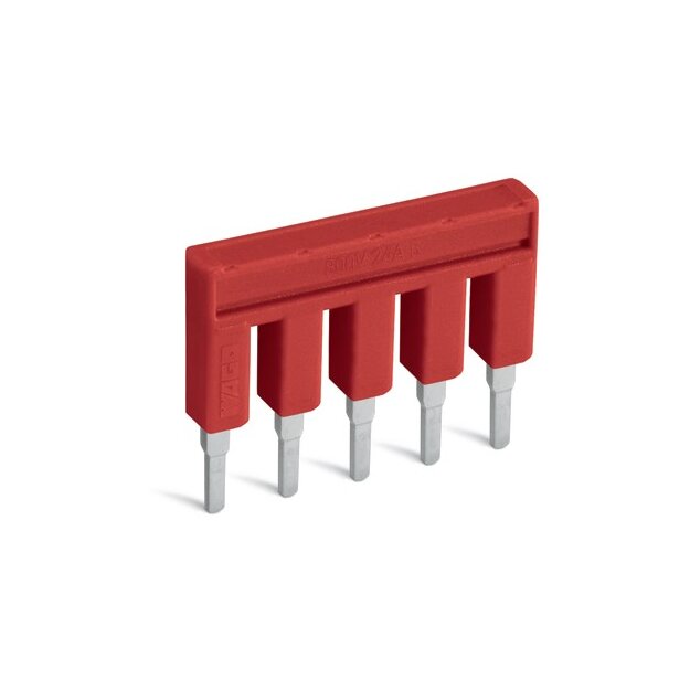 Wago 2002-410/000-005 Kammbrücker 10-fach Nennstrom 25 A rot