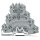 Wago 2002-4157 Vierstock-Reihenklemme Motoranschluss-Reihenklemme L1 - L2 - L3 - PE mit Beschriftungsträger 2,5 mm² grau